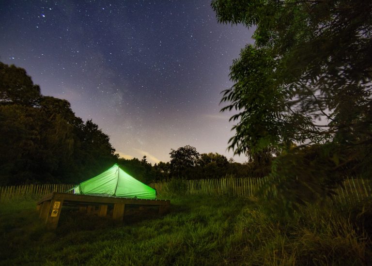 Bivakzone op de Koppenberg, Oudenaarde. Legaal kamperen in België. © West-Vlaamse landschapsfotograaf Glenn Vanderbeke